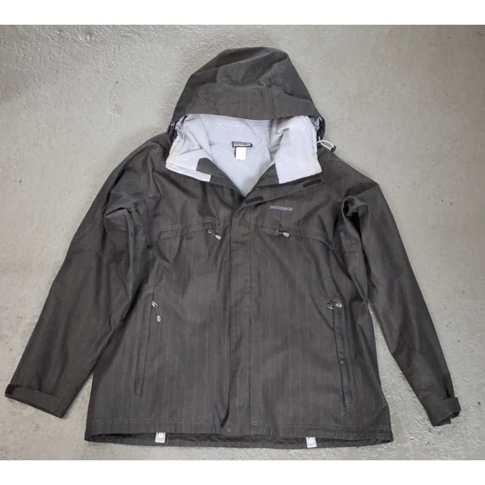 Patagonia Rubicon Rider Winter Ski/Snowboard Jacket Gray Extra Large Men